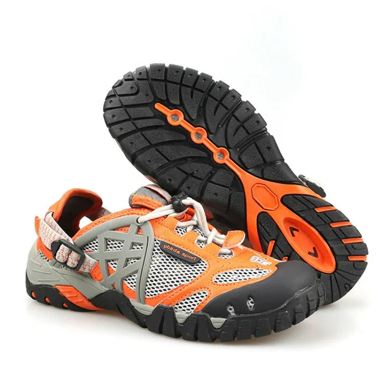 water shoes  Sneakers Summer Quick-Dry River Shoes Men's Amphibious Wading Shoes Outdoor Hiking Breathable Couple's River Shoes Size 35-47