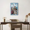 (US Local)Lighthouse-11CT Stamped Cross Stitch Kit(40x70cm)