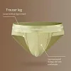 Men's Sexy Waffle Briefs with Scrotum Support Mercerated Waistband Comfortable Underwear for Men