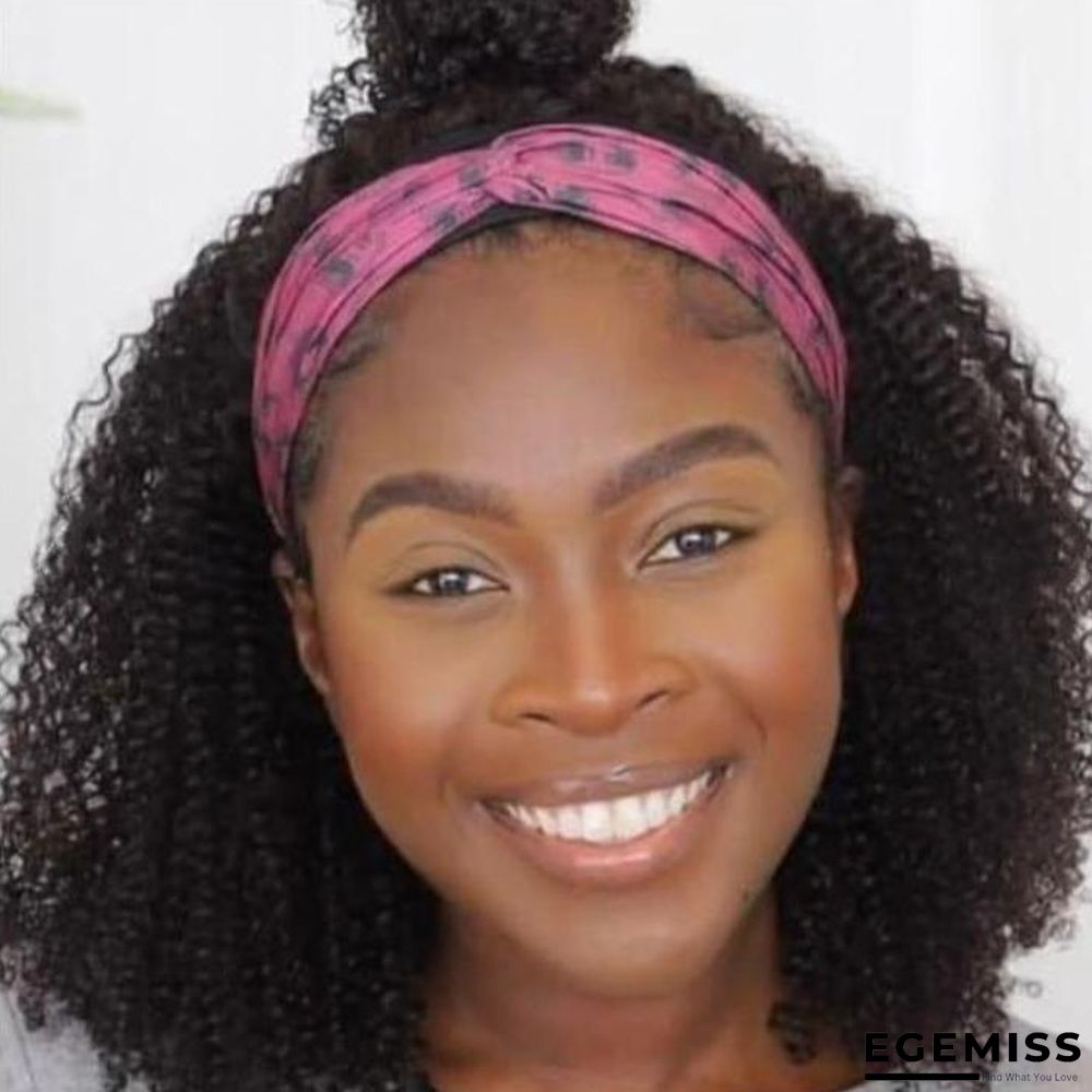 European and American Long Curly Hair Headband Wig Chemical Fiber Headgear | EGEMISS