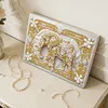 DIY Pearl Painting Elephant for Home Wall Decor with Frame(20x30cm)