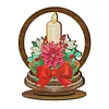 DIY Wooden Double Sided Drills Christmas Crystal Diamond Painting Ornament Special Shaped Kits
