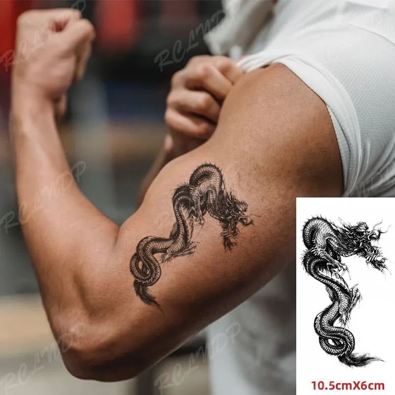 Waterproof Temporary Tattoo Sticker Cartoon anime Boy Knife Tatto Flash Tatoo Fake Tattoos Small Size Art for Kids Men Women