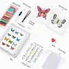 12pcs Butterfly-1 5D DIY Square Drill Diamond Painting Kits for Adults Beginners Home Decor Diamonds Paintings Gem Art 5.91x7.09in