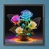 Luminous Roses-Full Round Diamond Painting
