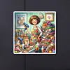 (US Local)Sewing 5D DIY Full Round Drill Big Size Diamond Painting Craft Home Decor 50x50cm