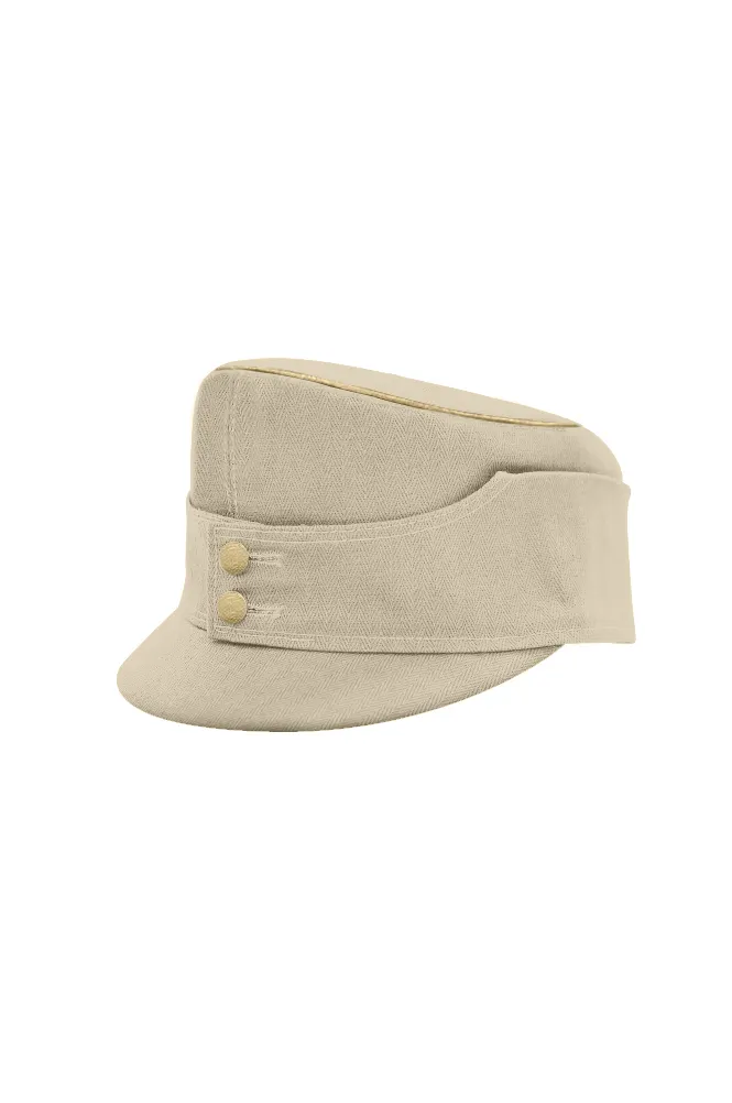   Gebirgsjager Bergm&uuml;tze Off White HBT Field Cap German-Uniform
