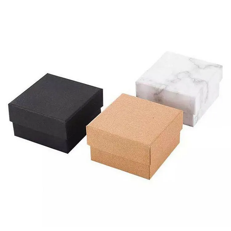 Unisex Minimalist Ring Jewelry Gift Box for Storage
