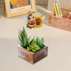 6Pcs Bee DIY Diamond Painting Kits Garden Stakes Diamond Art Kits Garden Decor