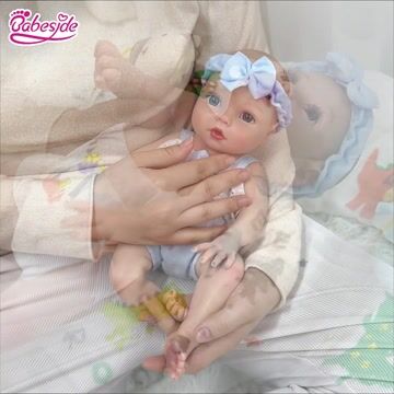 Babeside Terry 12" Realistic Silicone Smiling Baby Little Infant Girl Calm For The Heart