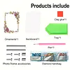 DIY Special Shape Diamond Painting Creative Flower Art Photo Frame Kit