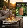 Solar Lanterns Outdoor Waterproof Gift for Moms Women Mother Grandma Hanging Decorativ Solar Lights for Yard Patio Porch Balcony Garden Decor