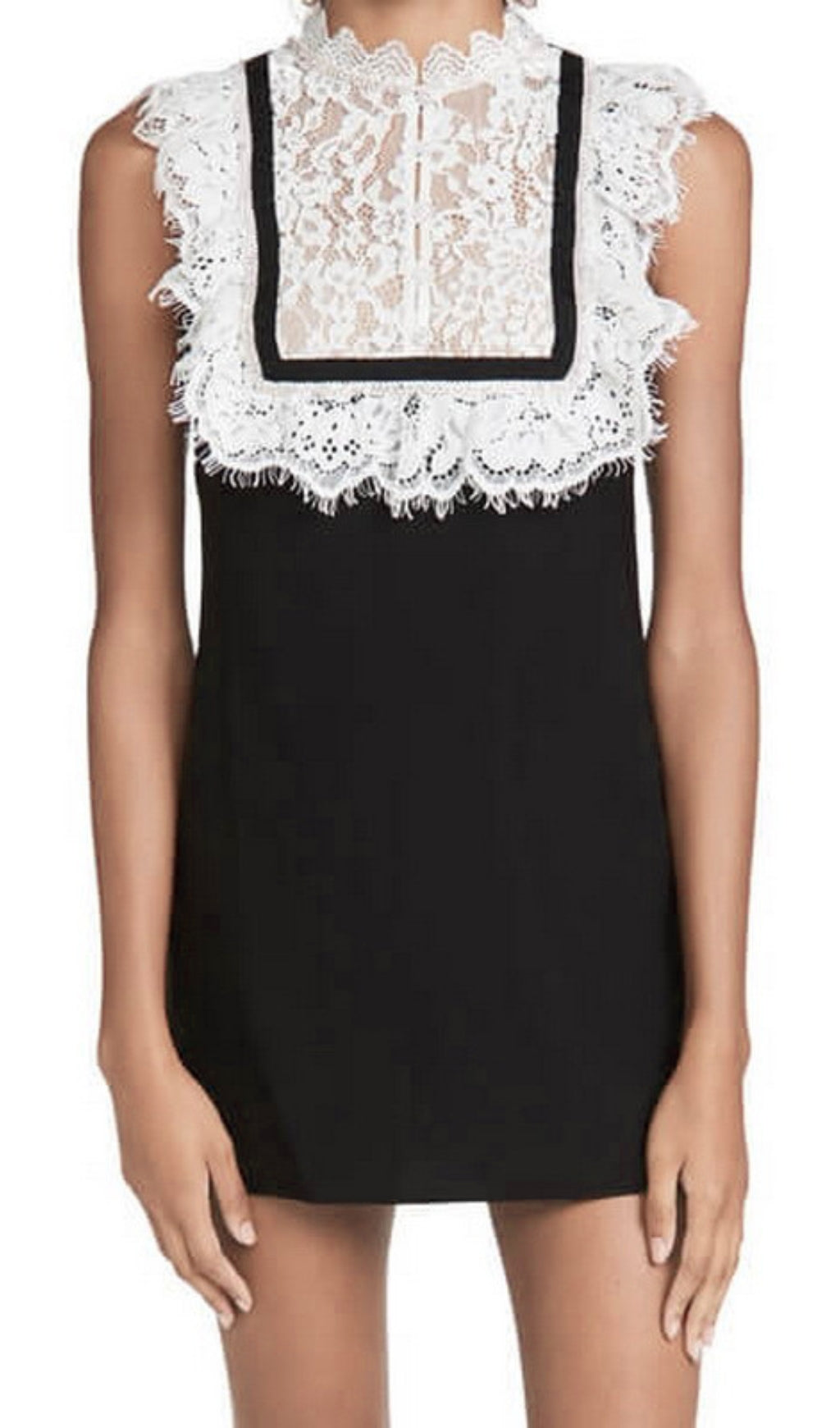 Branka Black Lace Diamond Mini Dress Flowering Girl
