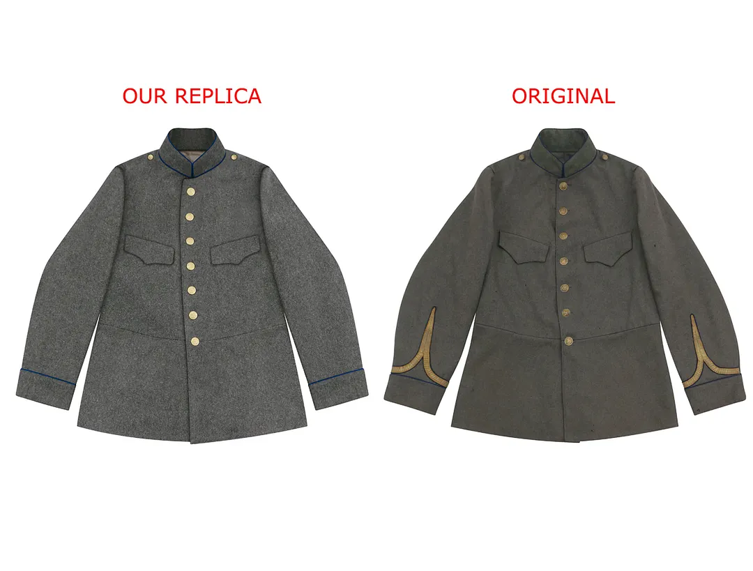   Dutch M1915 EM Grey Wool Field Tunic Jacket German-Uniform