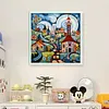 (Multi Style)Colorful Houses-Full Embroidery 2 Strands 14CT Counted Cross Stitc-40*40CM