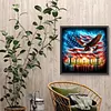 Diamond Painting -DIY Round Drill Independence Day Flag(40x40cm)