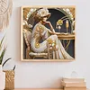 Elegant Beauty-Partial Special Shaped Diamond Painting 30*30CM