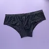 Men's Low Waist Lace Transparent Sexy Panties
