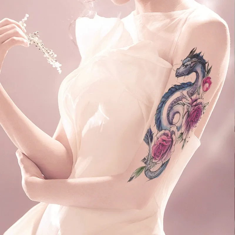 Tattoo Sticker Totem Symbol Temporary Sleeve Tattoo Waterproof Sexy Body Art Fashion