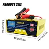 12V 12A 24V 6A Battery Charger Pulse Repairing Auto Battery Trickle Maintainer