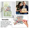 (US Local)Acrylic Special Shape Peacock 5D DIY Diamond Painting Dots Pendant for Window