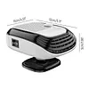 Car Heater 12/24V 120W Portable Electric Heating Fan Defogger Defroster Demister