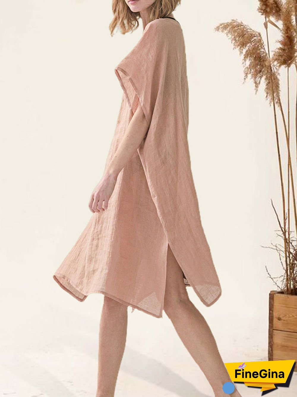 Natalie Linen Beach Dress