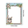 Floral Special Shape Diamond Painting Photo Frame Kits Home Decor Gift (Owl)