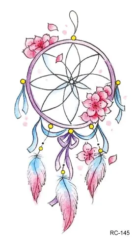 52 Kinds Watercolor Flora Lavender Waterproof Fake Tattoos Temporary Women Arm Chest Ankle Stickers Floral Body Art Tatto Flower
