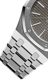 Silver 904L Steel Gray Ruthenium Dial - Automatic - 41mm