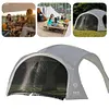 Silver Coated Outdoor Canopy UV Resistant Tent Dome for Beach Camping(Gauze Net)