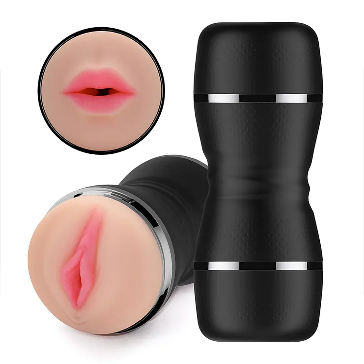 Male Fleshlight Double Point Penis Training Instrument