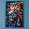Diamond Painting -DIY Round Drill Flower Lion(40x60cm)