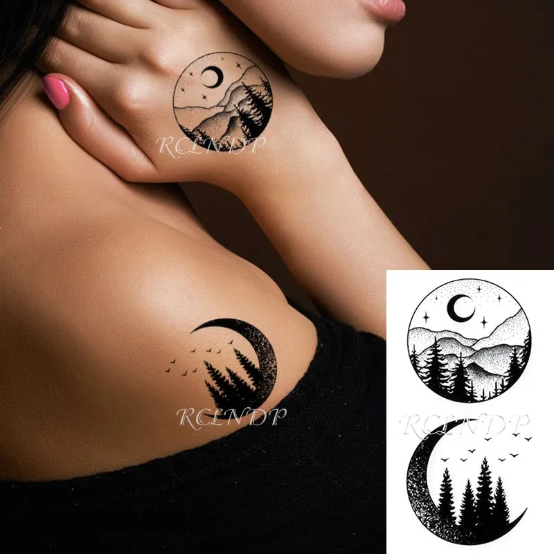 Waterproof Temporary Tattoo sticker movie School badge fake tatto flash tatoo for men women