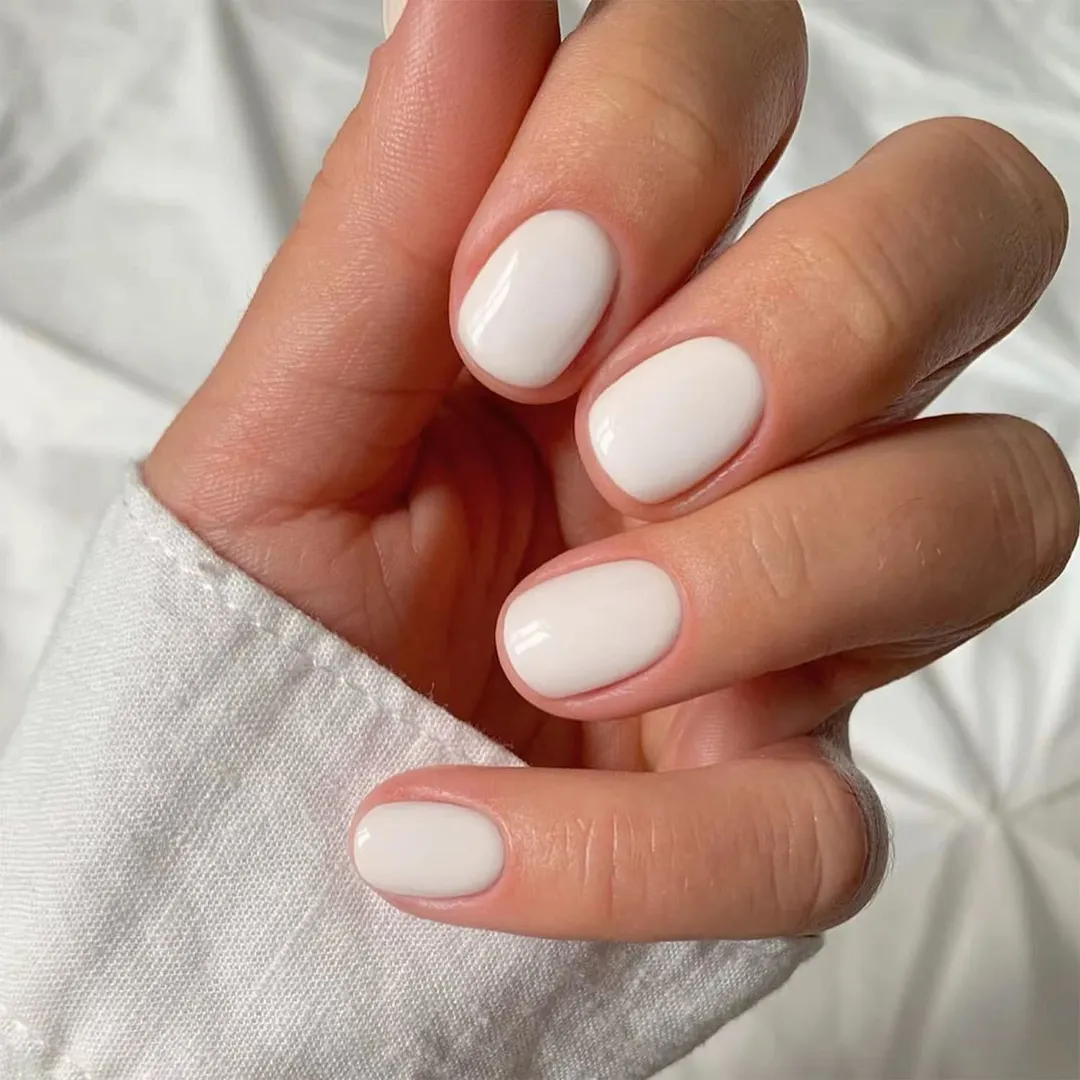 Churchf Churchf Square Solid Color Nail Orange Purple Bright Oil Fake Nails Wearable Beauty Nail Piece Finished Removable Nail Patch