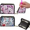 2pcs Animal Pattern Diamond Painting Fashion Card Holder Compact Coin Purse