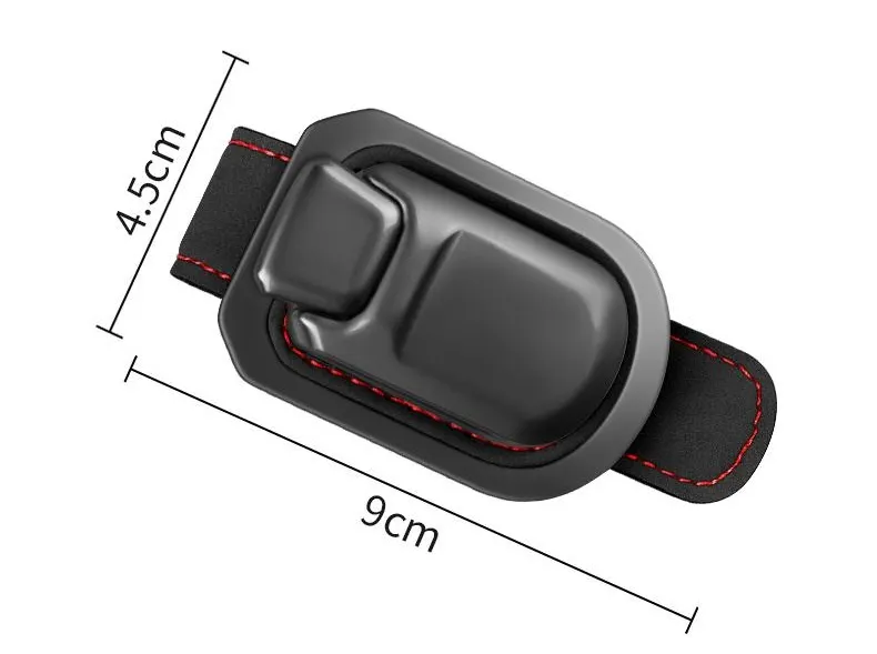Car-mounted multi-functional suede leather glasses holder