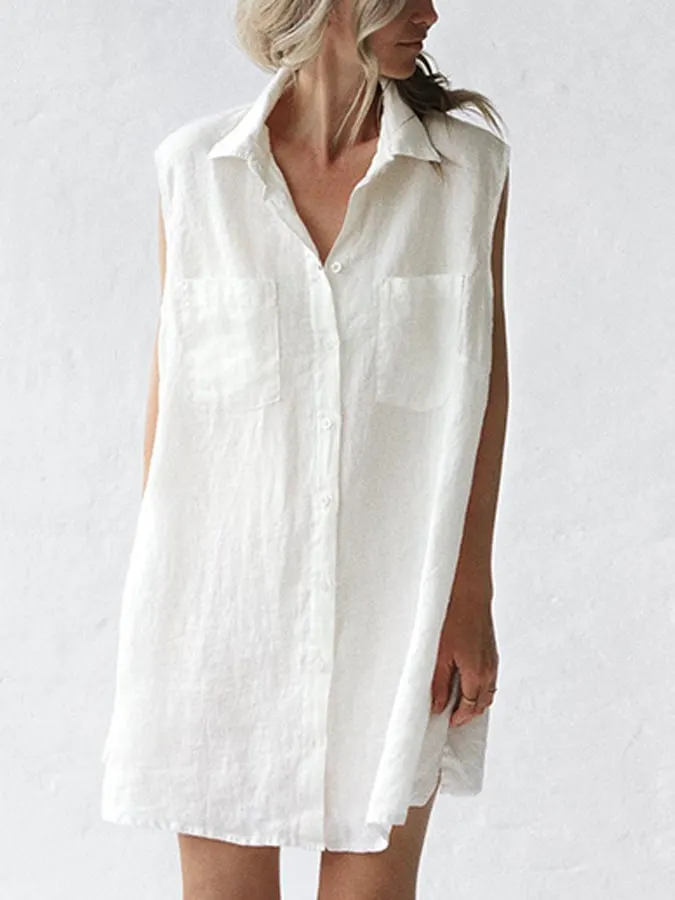 Women's Casual Elegant Sleeveless Shirt