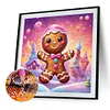 Diamond Painting -DIY Round Partial AB Drill Biscuits Candy House(45x45cm)