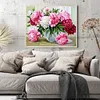 Peony - 11CT Stamped Cross Stitch 50*40cm/19.69*15.75in