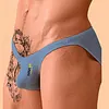 Men's Modal Low Rise Bikini Briefs Soft Moisture Wicking Underwear