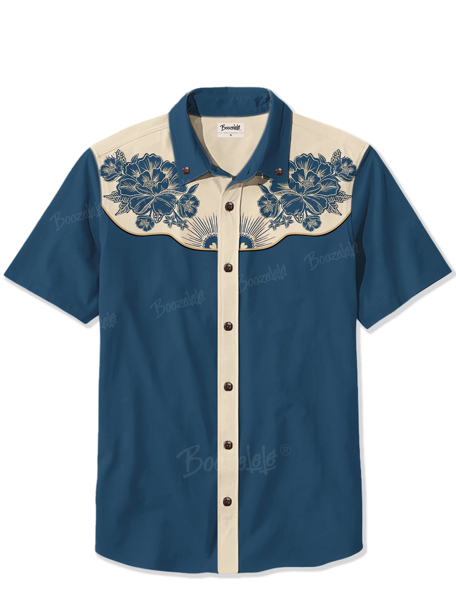 Island Flower - 100% Cotton Shirt