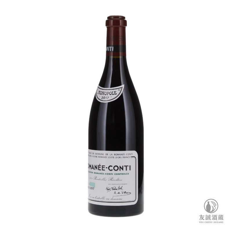 2017年Romanee-Conti 羅曼尼&middot;康帝特級園紅酒 友誠酒藏