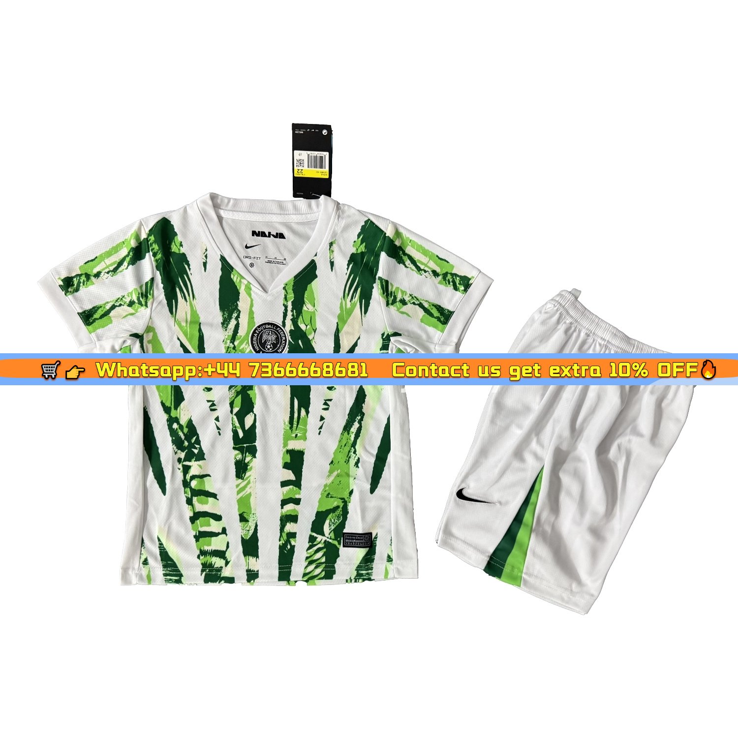 Nigeria Women 25-26 Away Kids Kit