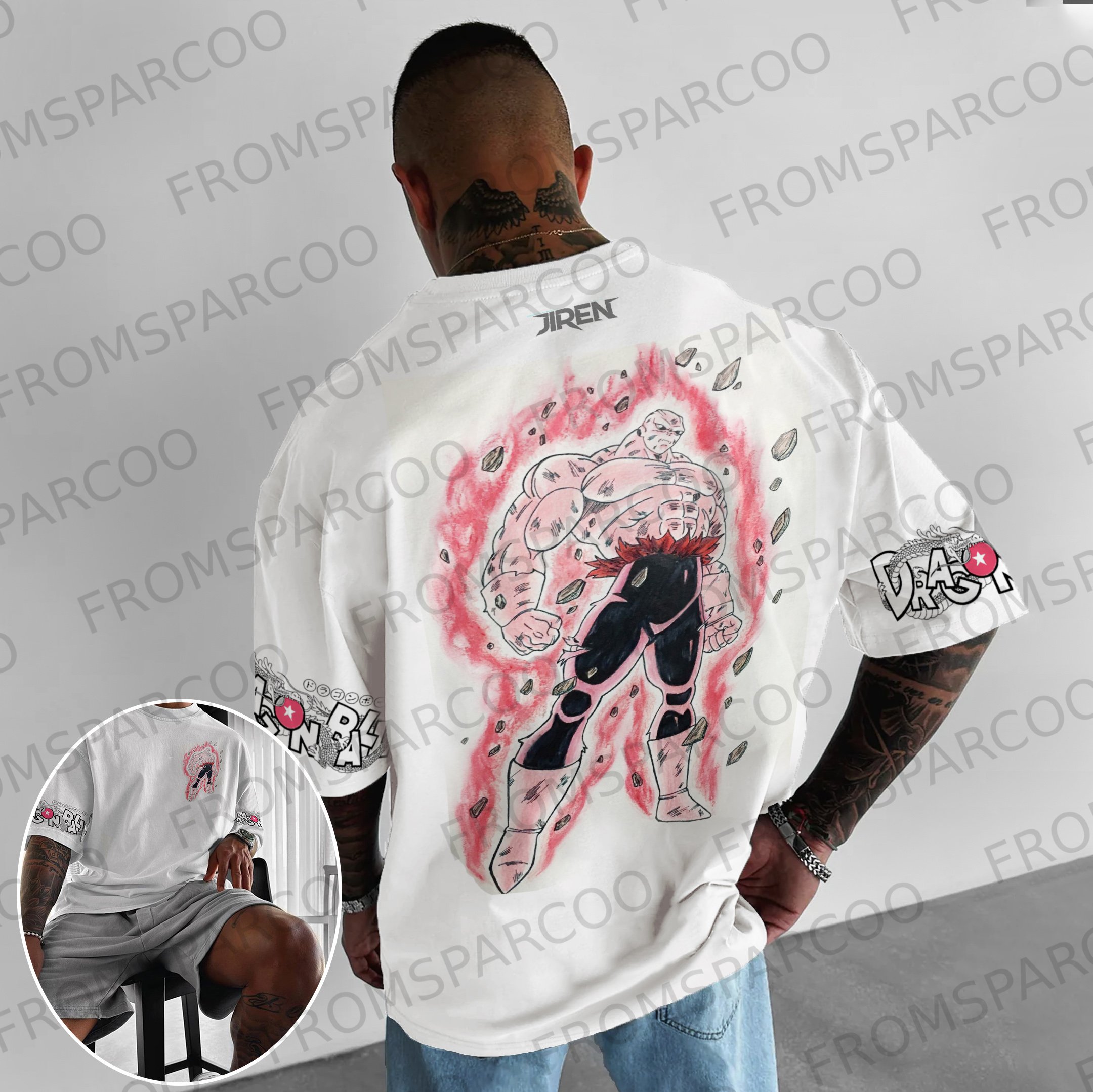Unisex Oversized  Painting Printed T-shirt
