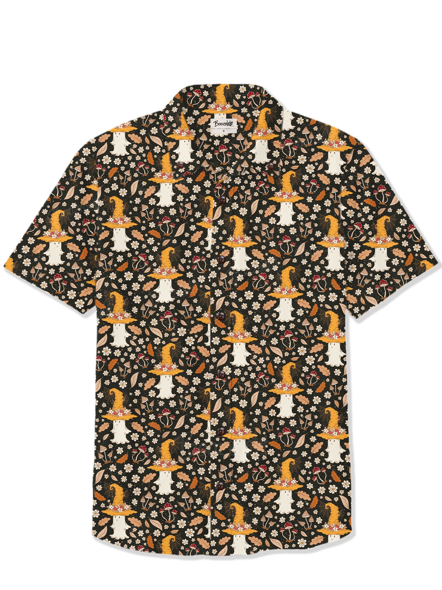 【Olena Kovalova  X Boozelele】Small ghost pattern- 100% Cotton Shirt