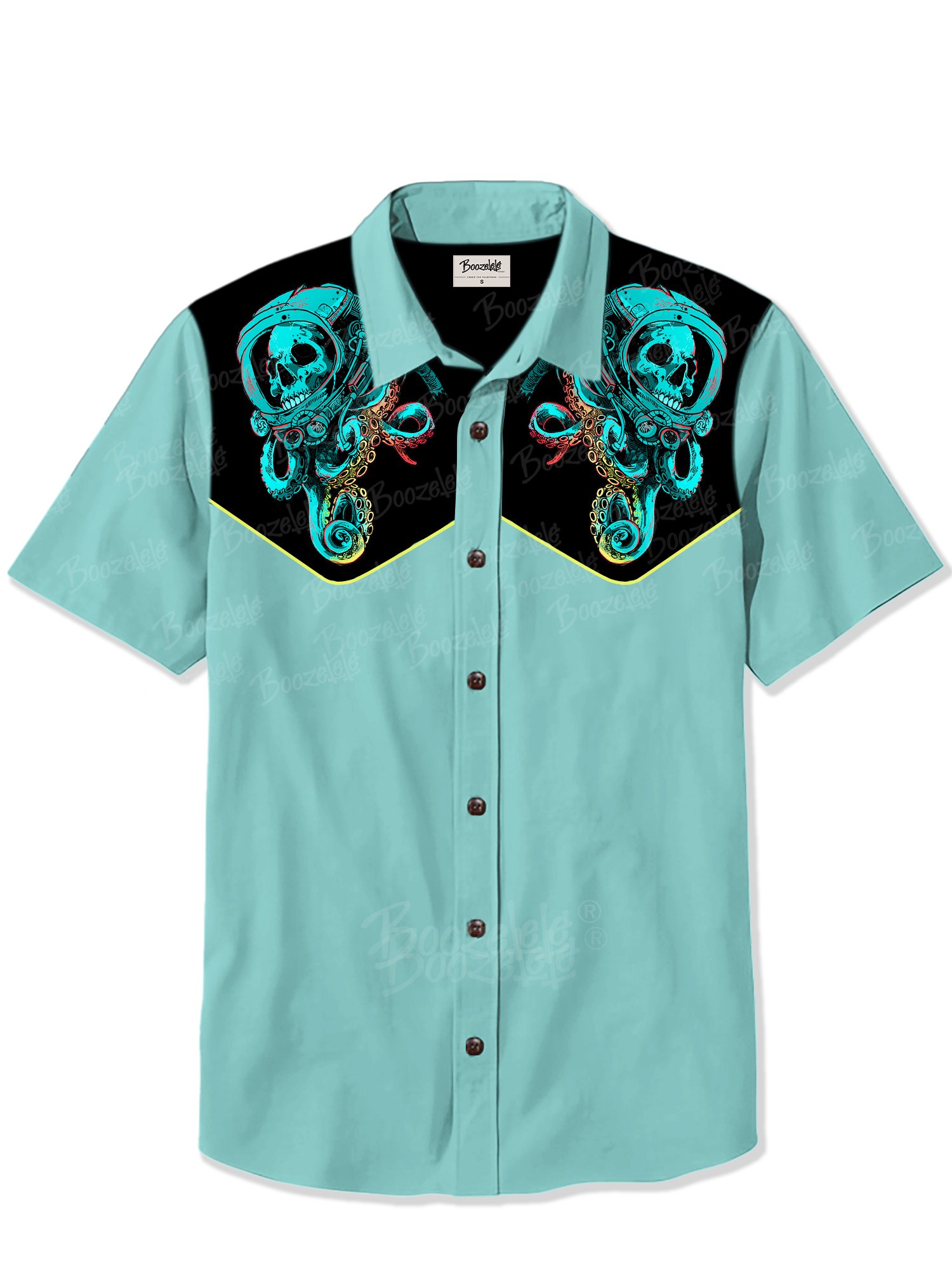【Bestee Fakin Houwer X Boozelele】Deep Diver - 100% Cotton Shirt