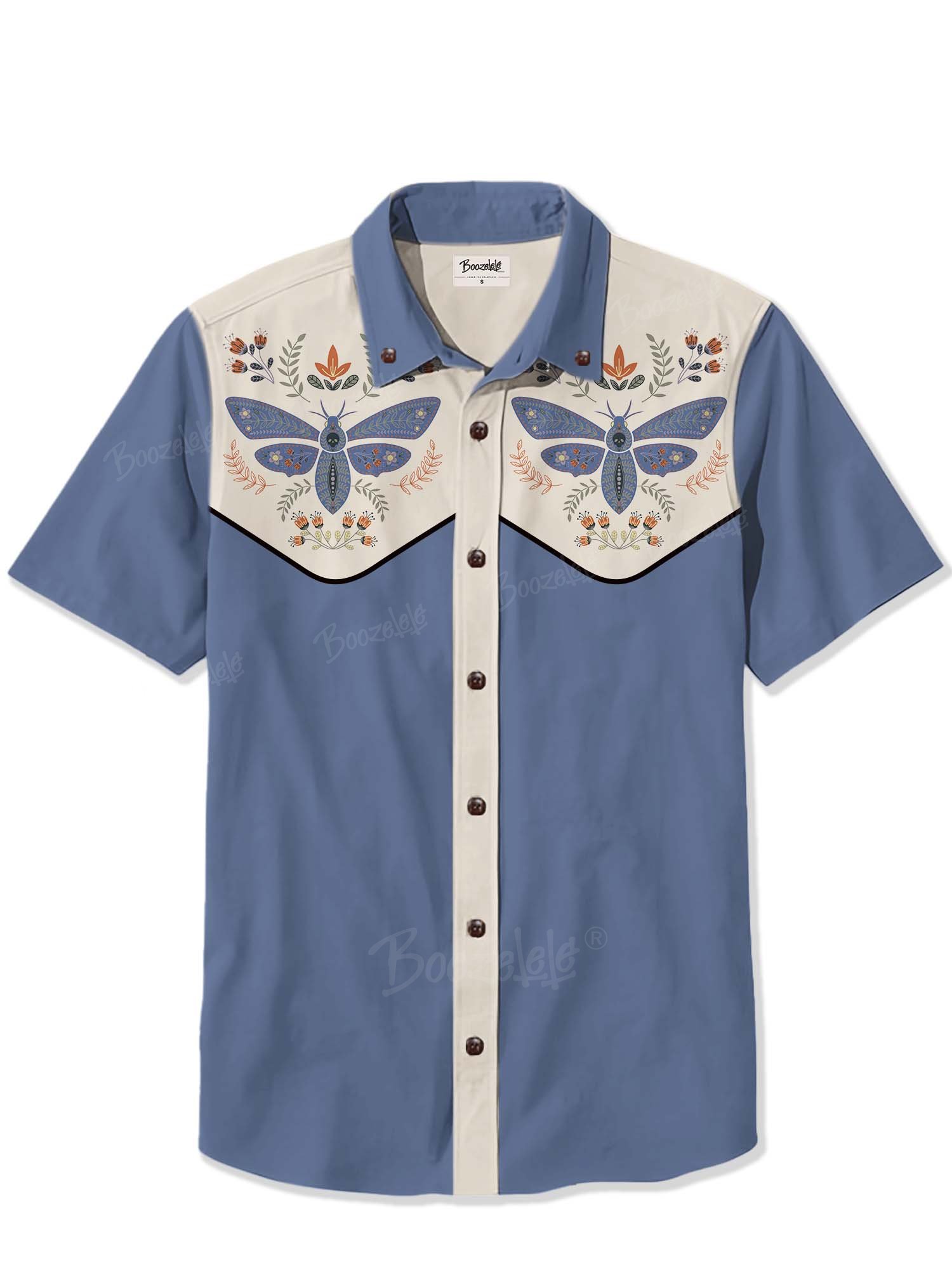 【Carrie Cantwell X Boozelele】Death's Head Moth - 100% Cotton Shirt