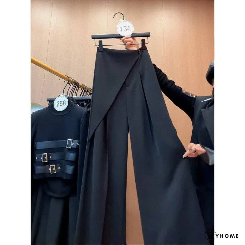 Irregular Pants Suit- Two-Piece Solid Color | IFYHOME