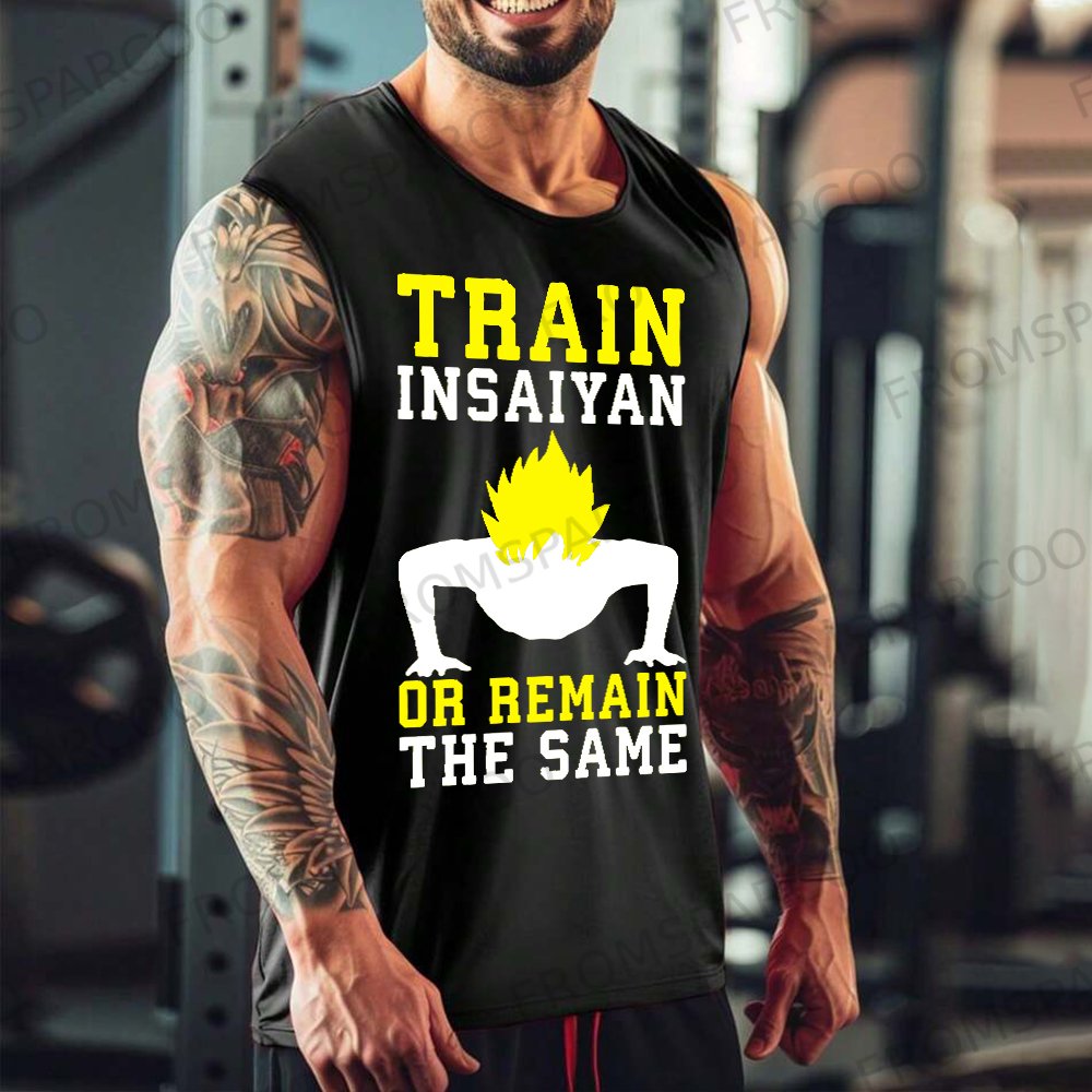 Men's Anime Print Ultimate Gym Tank Top